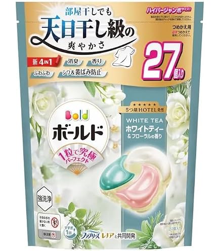 Amazon.co.jp: ボールド ジェルボール 4D 洗濯洗剤 ホワイトリリー
